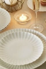 KÜTAHYA PORSELEN 12 KİŞİLİK YEMEK TAKIMI LUZ 52 PRÇ. SADE