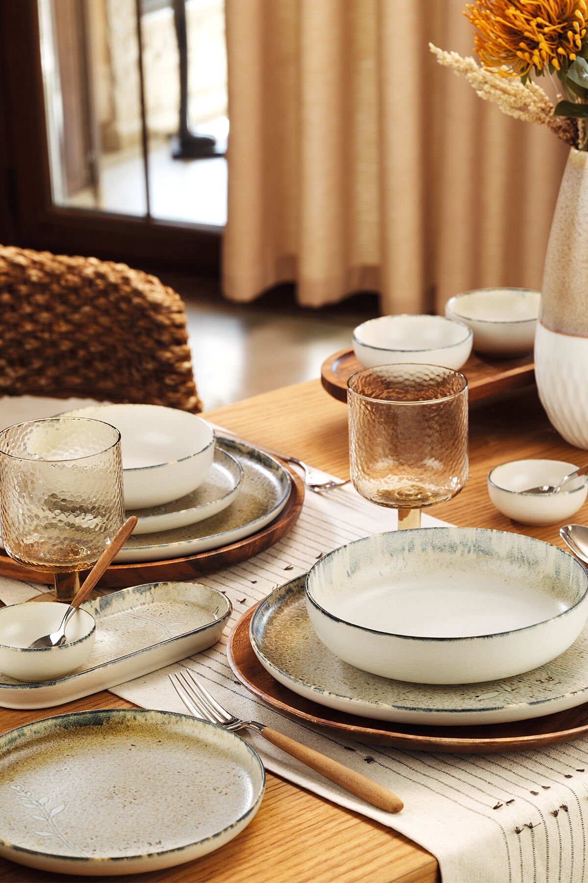 Kütahya Porselen Serenova 30 Parça 6 Kişilik Yemek Takımı