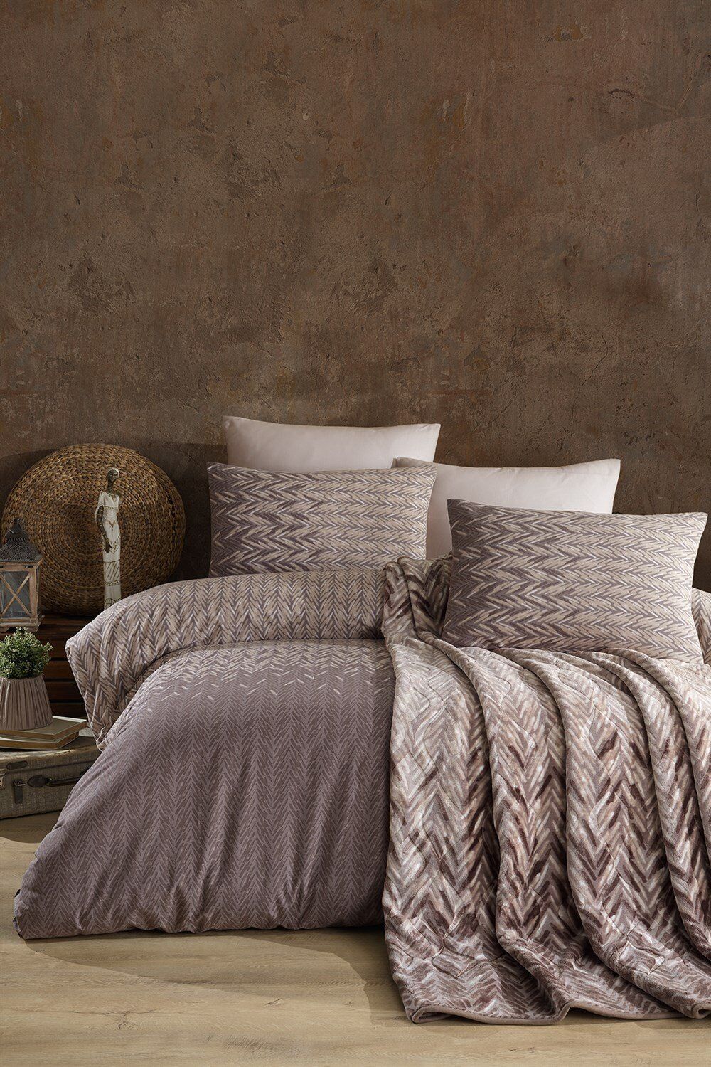 İyi Geceler Çift Kişilik Valeria Battaniyeli Nevresim Takımı