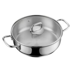 EMSAN GOURMET ÇELİK TENCERE KARNIYARIK 22 CM 2.3 LT