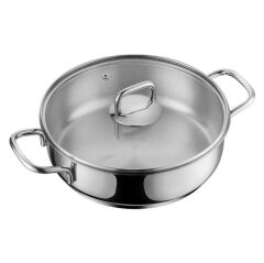 EMSAN GOURMET ÇELİK TENCERE KARNIYARIK 24 CM