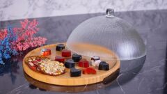 BAMBUM KUGA CAM KAPAKLI KEK FANUSU 30 CM