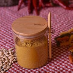 Bambum Lolla 10 Cm Kaşıklı Cam Saklama Kabı