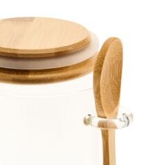 Bambum Lolla 12 Cm Kaşıklı Cam Saklama Kabı