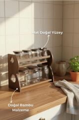 BAMBUM NERO BENCH 2 KATLI BAHARAT SETİ 8 PRÇ.