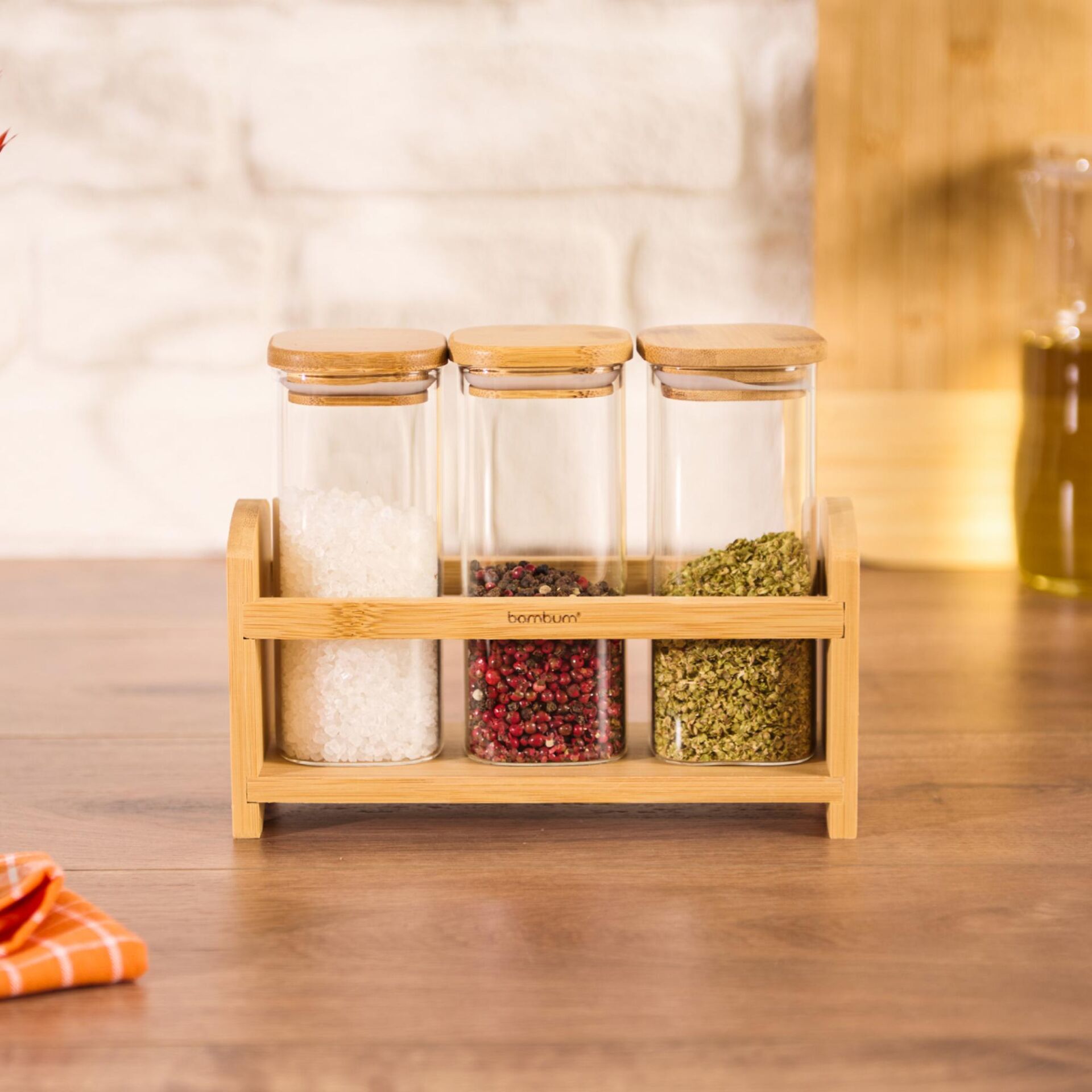 BAMBUM SAPHİRE STANDLI BAHARATLIK SETİ 4 PRÇ.