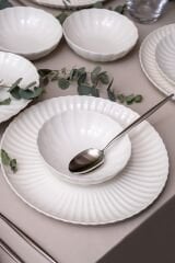 Kütahya Porselen 27 Cm 6'Lı Luz Form Servis Tabağı