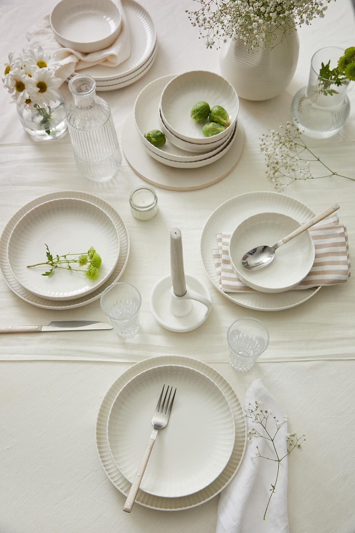 Kütahya Porselen 28 Cm 6'LI Crest Servis Tabağı