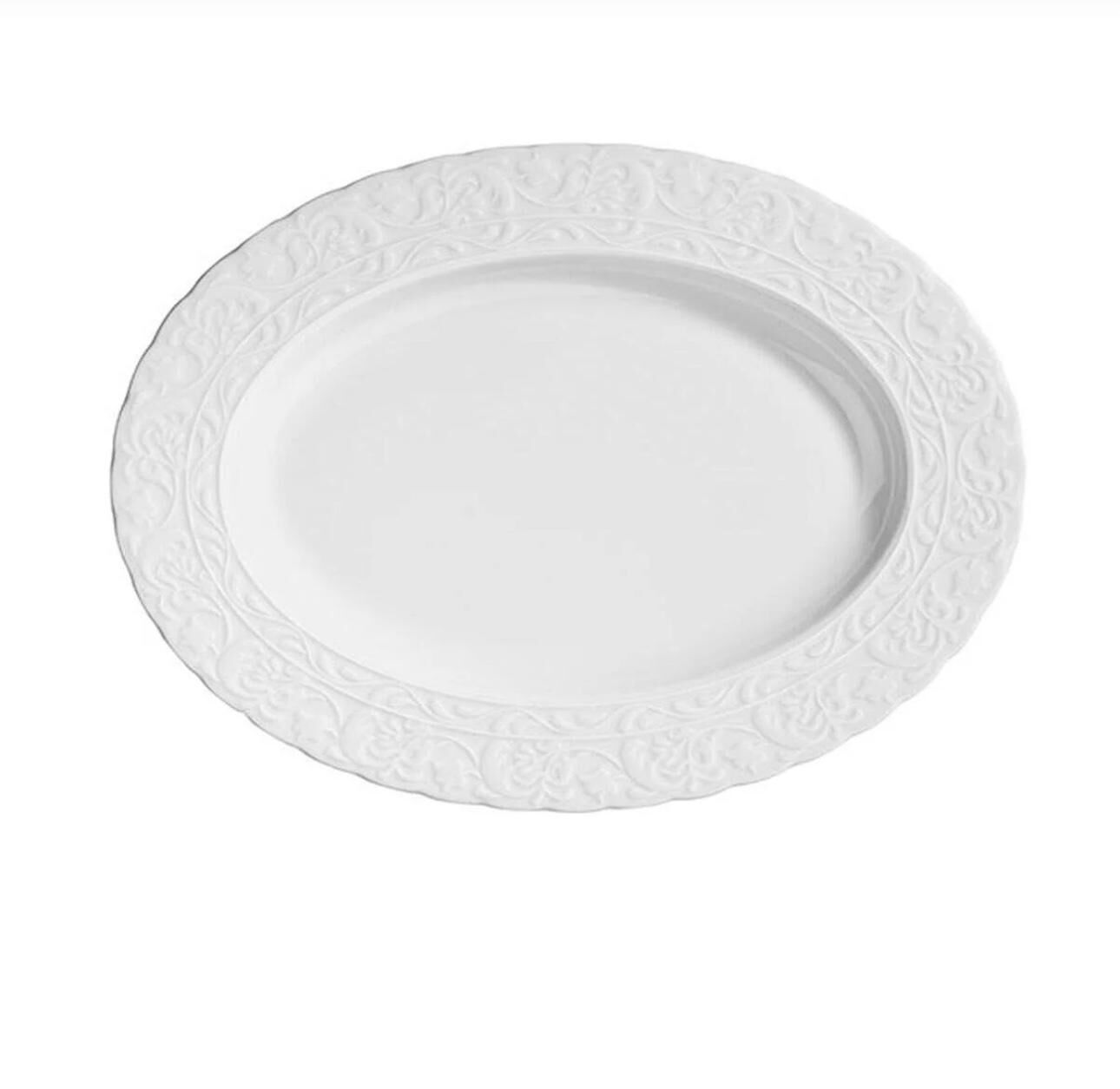 Kütahya Porselen 24 Cm 2'Li Başak Kayık Tabak