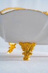 Acar 25 Cm Edwina Ayaklı Derin Porselen Sunumluk