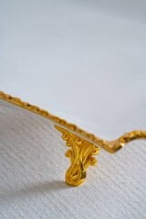 Acar Edwina 39 Cm Ayaklı Dikdörtgen Porselen Sunumluk