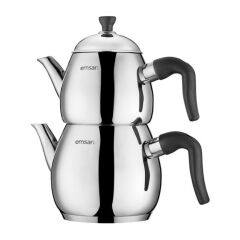 Emsan Siyah Mini Duru Çaydanlık Takımı