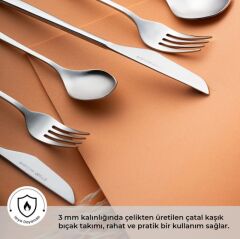 Emsan Alısa 84 Parça 12 Kişilik Kaşık Bıçak Seti