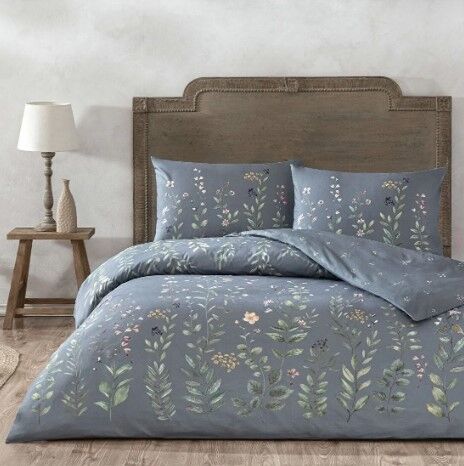 Taç Serelis Tek Kişilik Mavi Nevresim Takımı