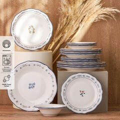 Emsan 24 Parça 6 Kişilik Farina Yemek Takımı