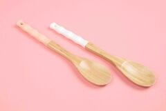 Arow Pink&More Bambu Slikon Saplı Servis Kaşık