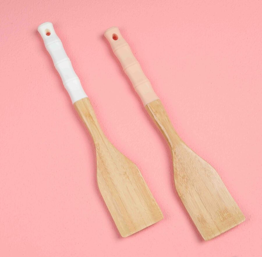 Arow Pink&More Bambu Silikon Saplı Spatula