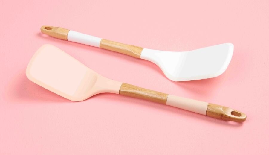 Arow Pink&More Büyük Silikon Uçlu Spatula